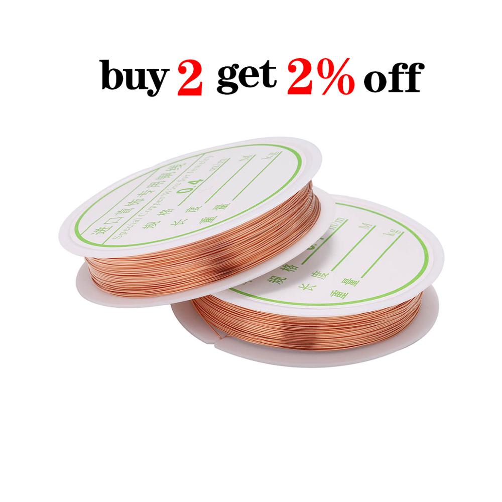 1 Roll 0.3 0.4 Wire Diameter Roll Gold Blue Wire Beading Cord String Findings DIY Beading Wire For DIY Jewelry Makings