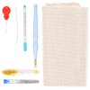 Punch Needle Stickerei Set DIY Dicke Wolle Kräftiges Messingrohr Garn Schere Werkzeuge Set