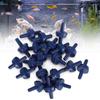 20Pcs Fish Tanks Air Pump Unidirectional Check Valve Supplies Aquarium Accessories Blue