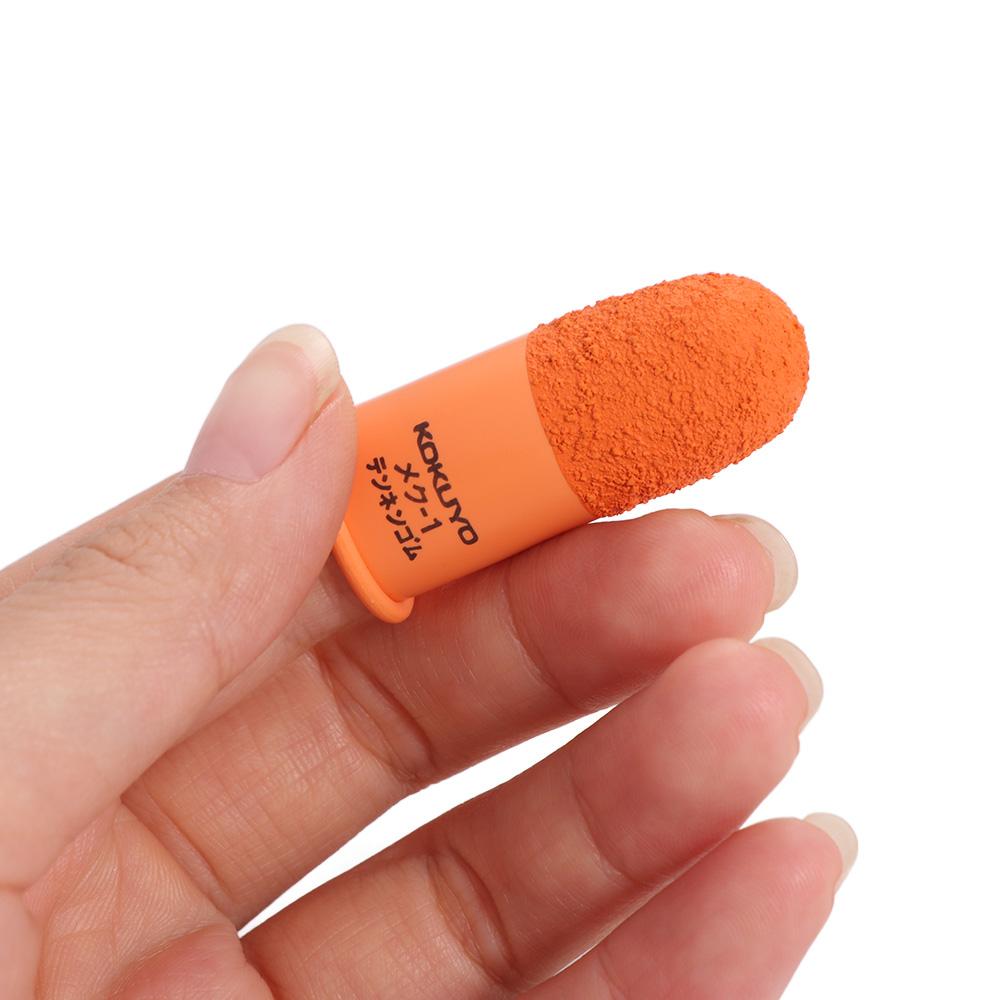 Multi-purpose Non-slip Finger Cover Natural Rubber Orange Finger Cots  Finger Craft