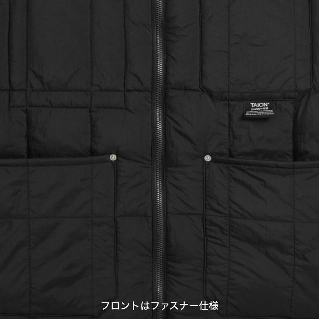 TAION Unisex Work Down Vest V-Neck Double-Zip (TAION-001WZWK)