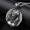 Stainless Steel Christian Jesus Cross Pendant Chain Trend Charm Crisscross Jesus Necklaces Men chains Jewelry Gift