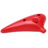 Ocarina ABS C Tune 12 Hole Musical Instrument for Adults Children Professional LearnersRed