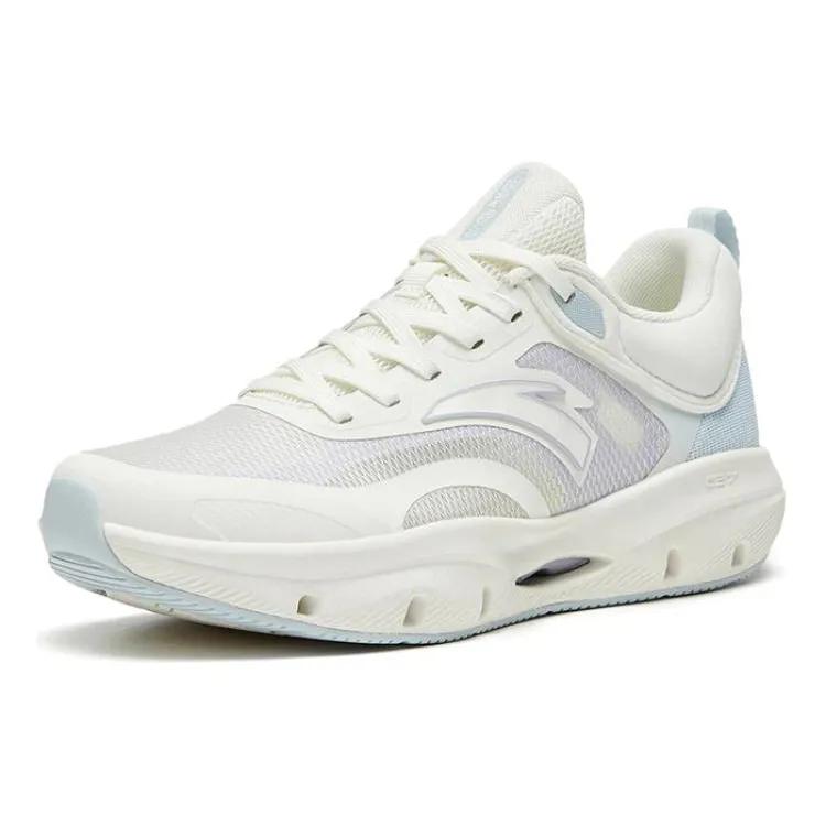 Anta Mesh Slip Resistant Abrasion Resistant Low top Training Shoes Women's White Blue (Unisex) Training Shoes 122327711 1
