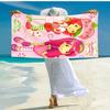 1pc Strawberry Princess3 Beach Towel, Comfortable and Thick, and Swimming/Bath/Picnic/Camping Towel, Suitable for Seaside Beaches