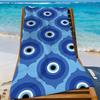 Art Evile Eye Bright Handtuch Sport Schnelltrocknend Reise Campingausrüstung Sanddicht Weich Leicht Großes Strandhandtuch