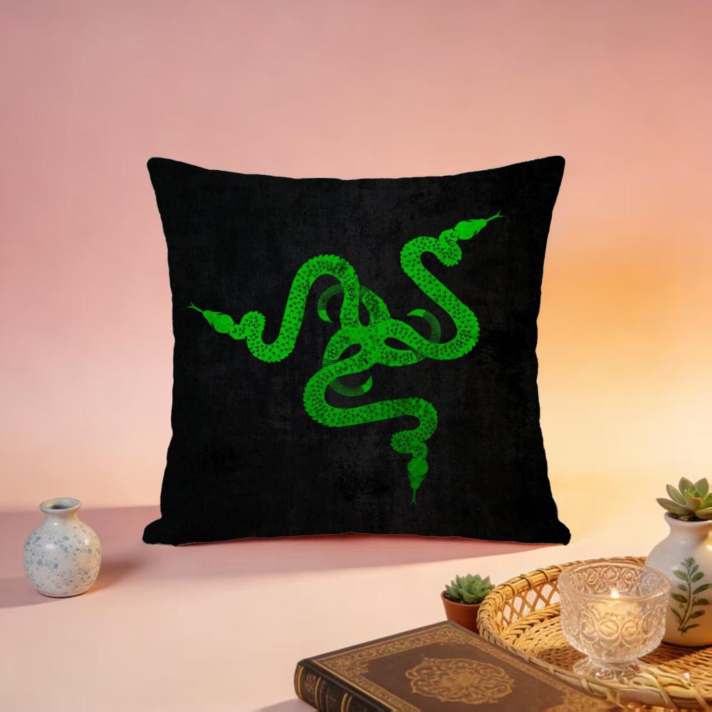 Popular RRazered Cushion Cover Premium SkinFriendly Pillow Case MultiPurpose for Home Office Travel