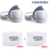 Dust-proof Half Face Mask with Filter, Cotton Respirator, Anti Industrial Construction, Dust Haze Fog, Safety  Mask, 20Pcs