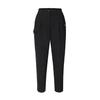 CHALLENGER Women'S Single-Pleat Tapered Pants Black