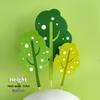 Forest Leaves Cake Topper: Apple & Coconut Tree Decor with Free Shipping