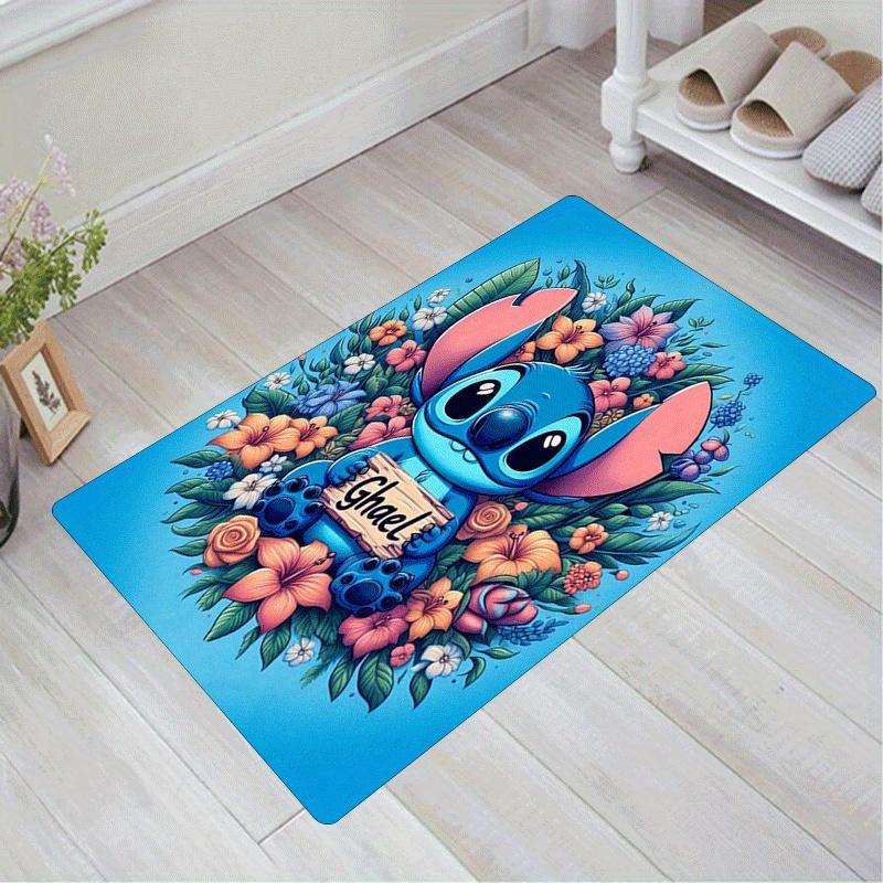 1pc Stitch Pattern Area Rug Soft Flannel Floor Mat for Living Room,Office,Bedroom and Carpet,Sofa Coffee Table Floor Mat 60cm by 90cm