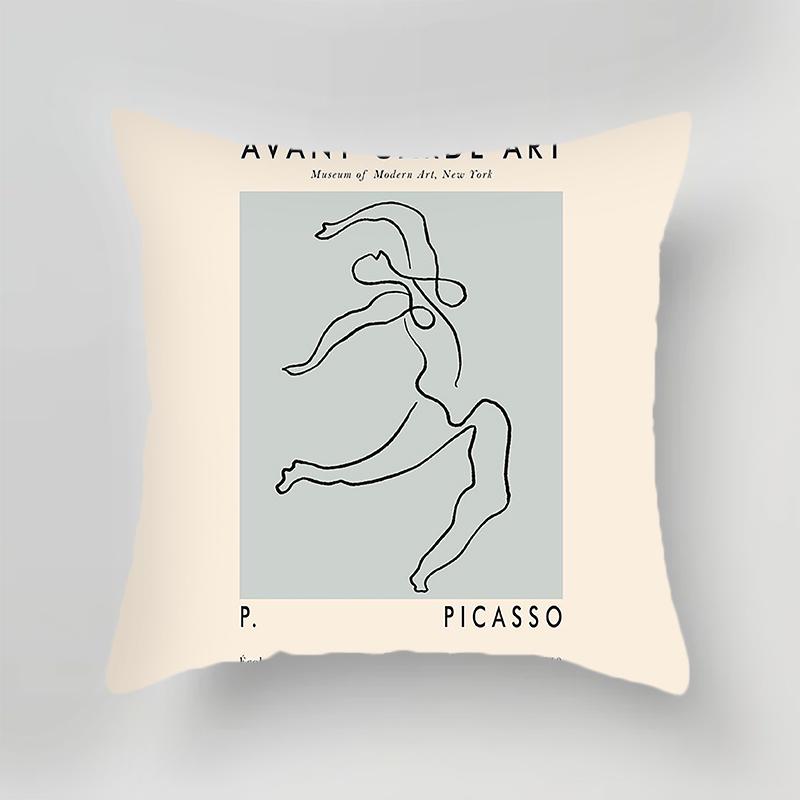 Nordic New Abstract Pillowcase Geometric Pattern Living Room Sofa Cushion Cover Home Decoration