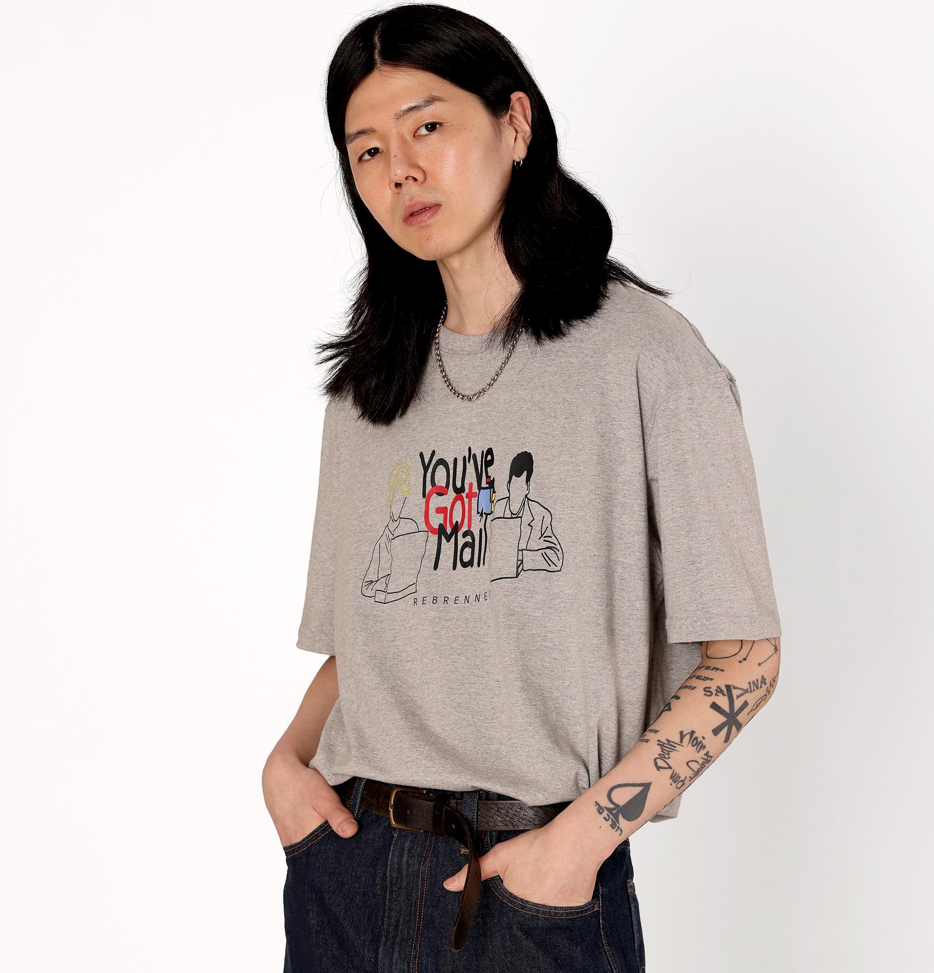 Librener You Ve Got Mail Half Sleeve Grey 2Xl