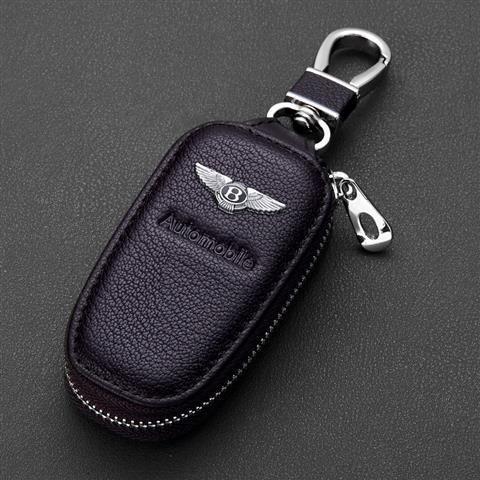 PU Car Remote Key Case Cover Shell keychain protect For New Bentley Flying Spur Continental GT Bentayga Mulsanne Accessories HL1