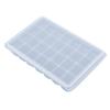 With Lid Silicone Ice Tray Easy Release Chocolate Mold Portable Ice Cube Mold Lemon Juice Storage