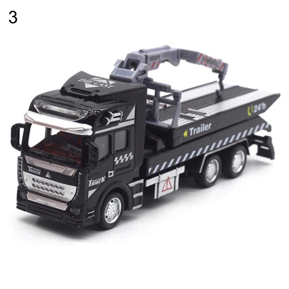 Puntos Kids Toy Realistic Alloy Police Rescue Transport Vehicle Pull Back Car Eucation