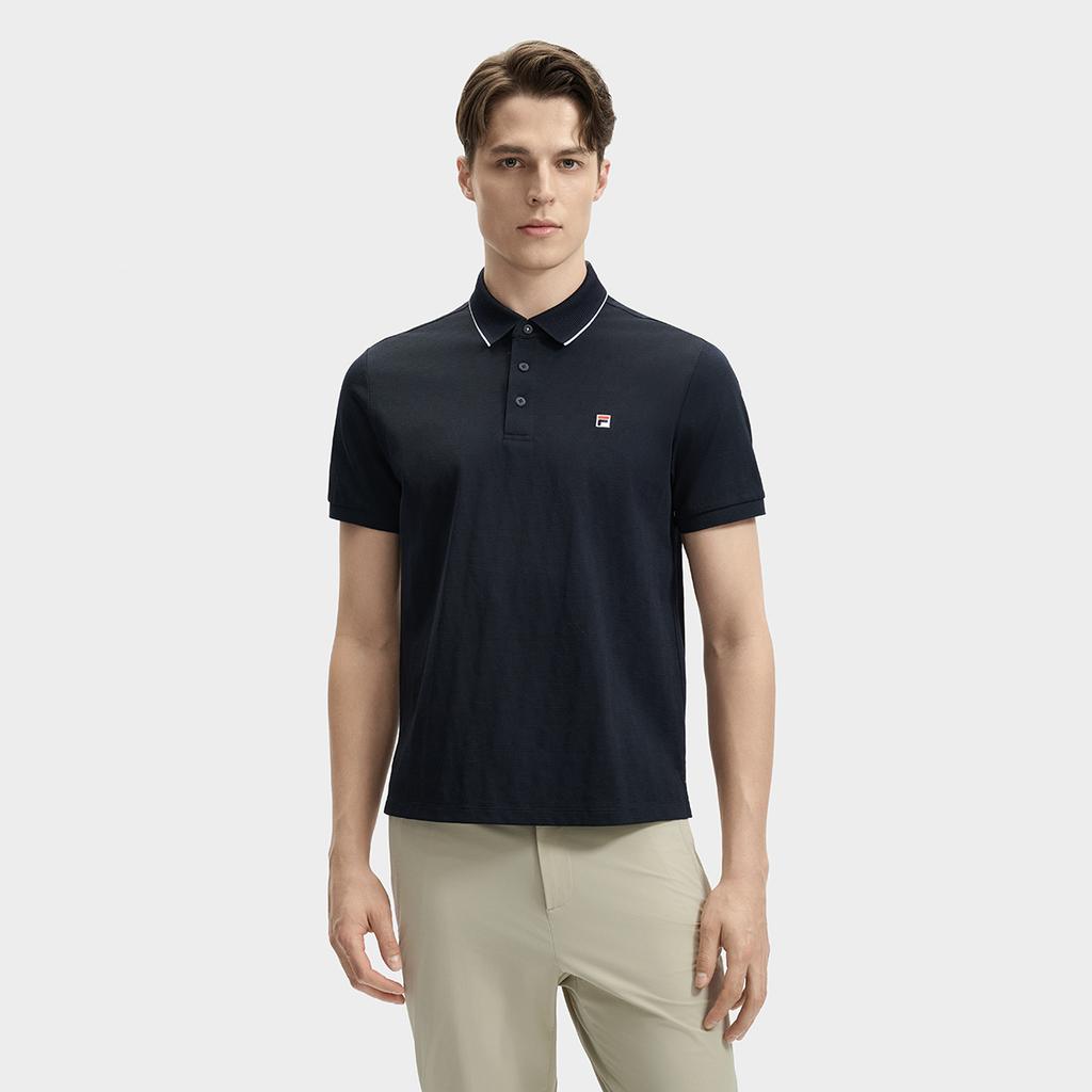 New FILA Polo Shirts Men's Legend Blue F11M431107FNV