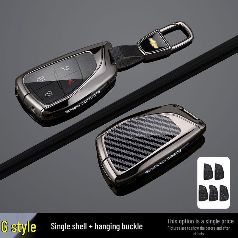 2024 Chevrolet Equinox RS Key Case - Full Metal Shell with Buckle for Men.