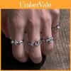 Moonstone Jewelry Unisex Open Ring With Unique Irregular Design For Casual Wear