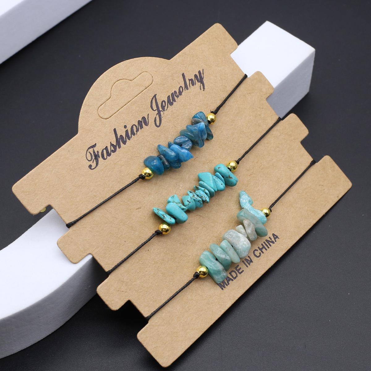 

Женский браслет из 3 нитей из натурального камня, розовый кварц/аметист, браслет из гравия, регулируемый для женщин, подарки на день рождения 5-8mm