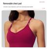 Introducing the Stylish Women's Quick-Dry Yoga Tank Top: Beautiful Design, Perfect for Fitness & Sports.