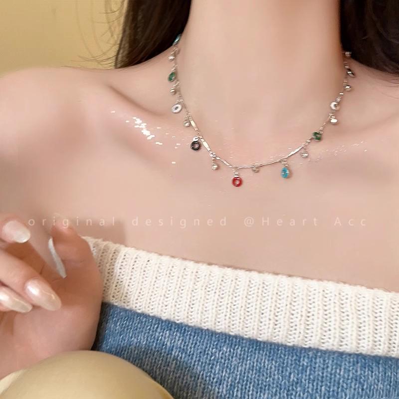 2024 Vintage Double-Layer Pearl Necklace with Heart Pendant