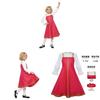 European Folk Dress Costume For Girls With Uniform Fabric For Stage Performance