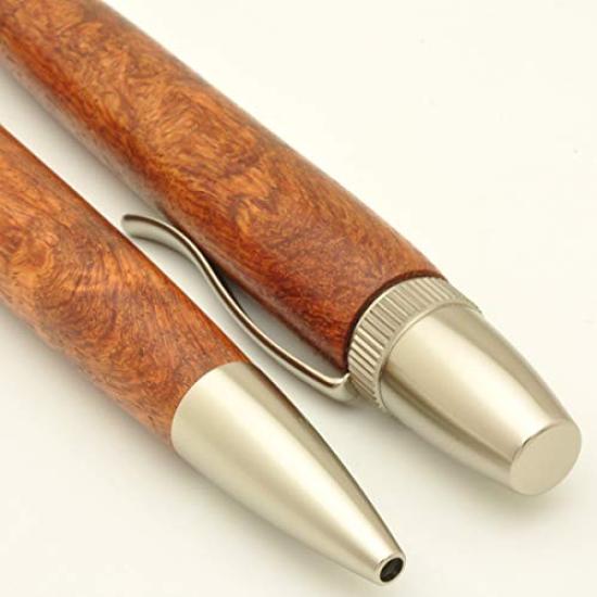 Handmade Ballpoint Natural Wood Patriot Wood Karin Black SP 15301 F-STYLE Pen, Pen, (Pear), Ink,