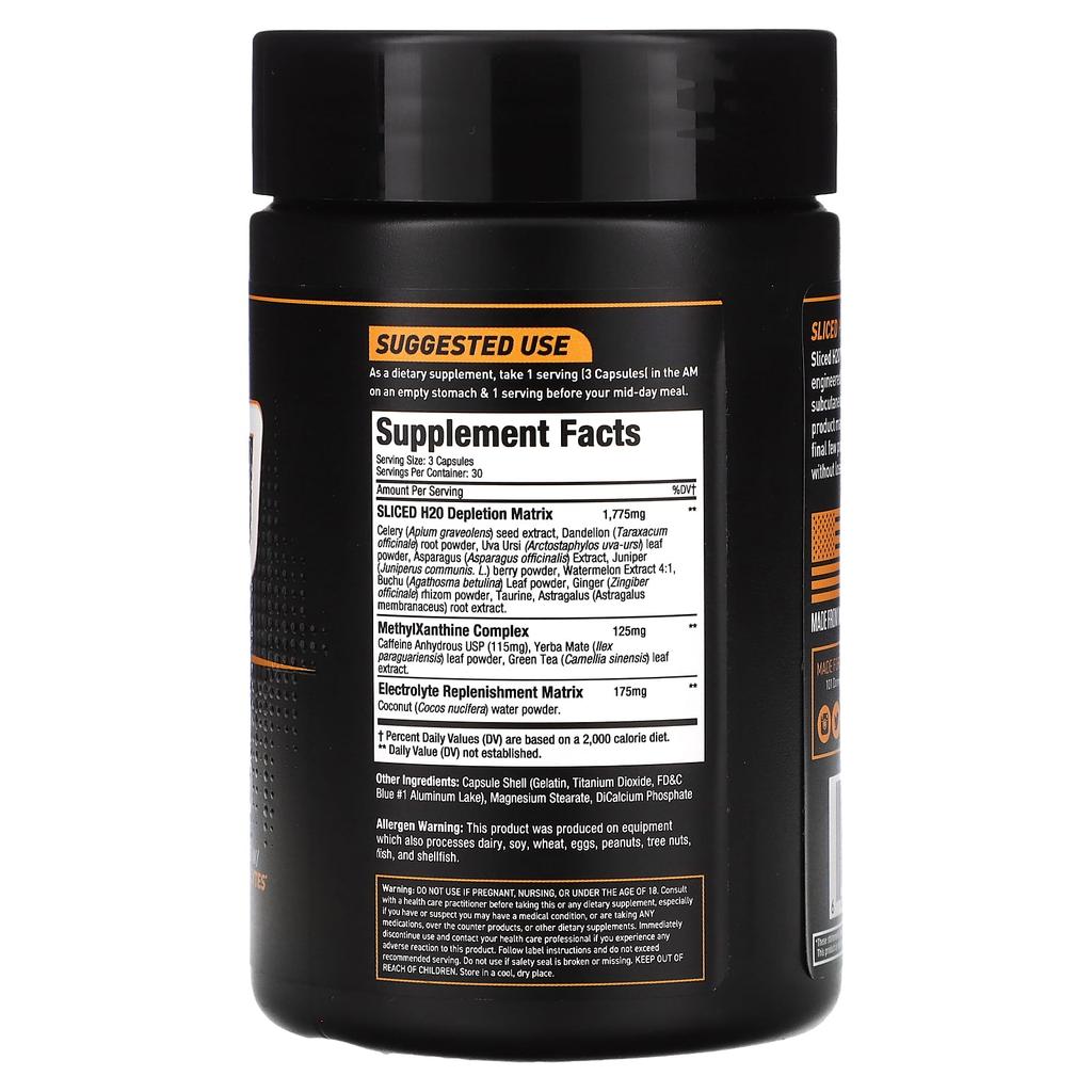 MuscleSport Slice, H2O Revolution, 90 Capsules