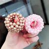 Einfache Elastische Perle Haar Seil Für Frauen Mädchen Mode Pferdeschwanz Halter Haarband Hairring Haar Zubehör Headwear Geschenke