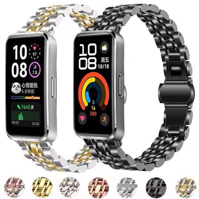 Metal Strap For Huawei Band 10 9 8 Smartwatch Stainless Steel Replaceable Bracelet Wristband For Huawei Band 8/9/10 Accessories