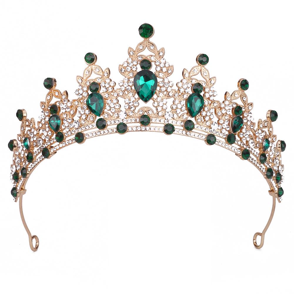 Königliche Kristall Barock Königin Krone Stirnband für Braut oder Geburtstag