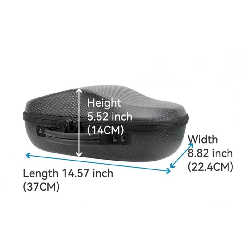 Small Traveling Box EVA PU Carrying Box for  4 VR Headset Box  Organizers Easy To Open Close Hard Carry Holder