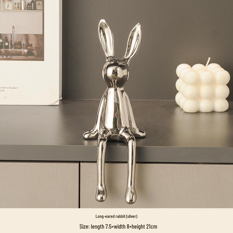 Dekoracja Jelenia Biała Porcelana Dekoracja Domu do Salonu lub Gabloty na Wino