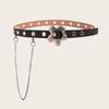 Women's Belts for Women Without Punching Jeans Belts Ins Style Punk Personality Fashion Decoration Student Thin Belt