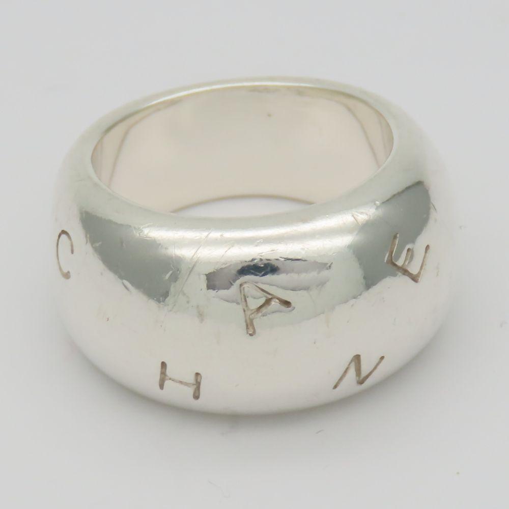 Used CHANEL Ring EU#51 Silver925 17.6g Silver Accessories