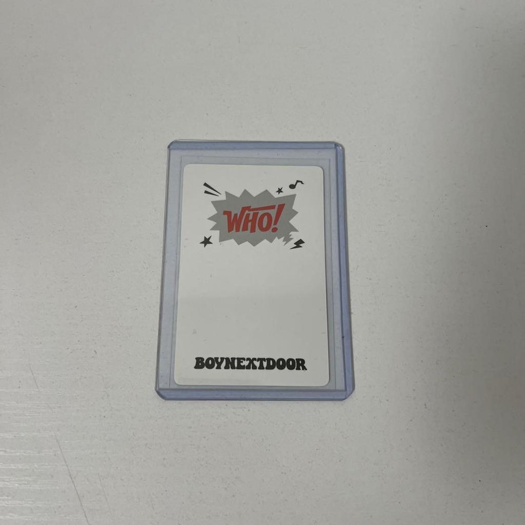 [USED] BOYNEXTDOOR WHO Ihan trading card Rakidoro withfans 3rd