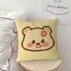 CUTE Butter Bear Pillowcase Toon Gift Cushion Cover Bedroom Home Sofa Chair Seat Decor Pillow Case