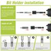 33 PCS Damaged Screw Extractor Drill Bit Extractor Drill Set Broken Speed Out Bolt Extractor Bolt Stud Remover Tool Sleeve