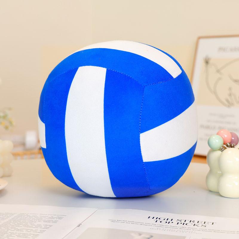 Adorable Ball-Shaped Plush Toys - Basketball, Football, Volleyball Pillow Dolls, Ideal Birthday Presents For Children