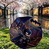 Custom Name Personalized Batman Print Umbrella, Auto Open Close, 8‑Rib Sturdy Frame, Commute Camping Hiking Use, Birthday Gift