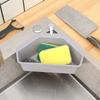 Triangular Sink Strainer Drain Fruit Vegetable Drainer Basket Suction Cup Sponge Rack Storage Kitchen Tools Sink Filter Shelf