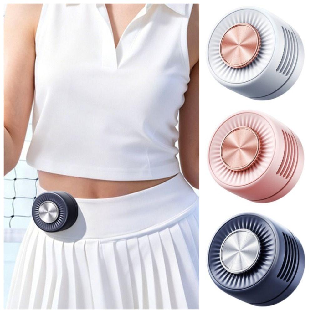 Bladeless Personal Cooling Clip Fan Rotatable Handheld Air Cooler Indoor Outdoor Use