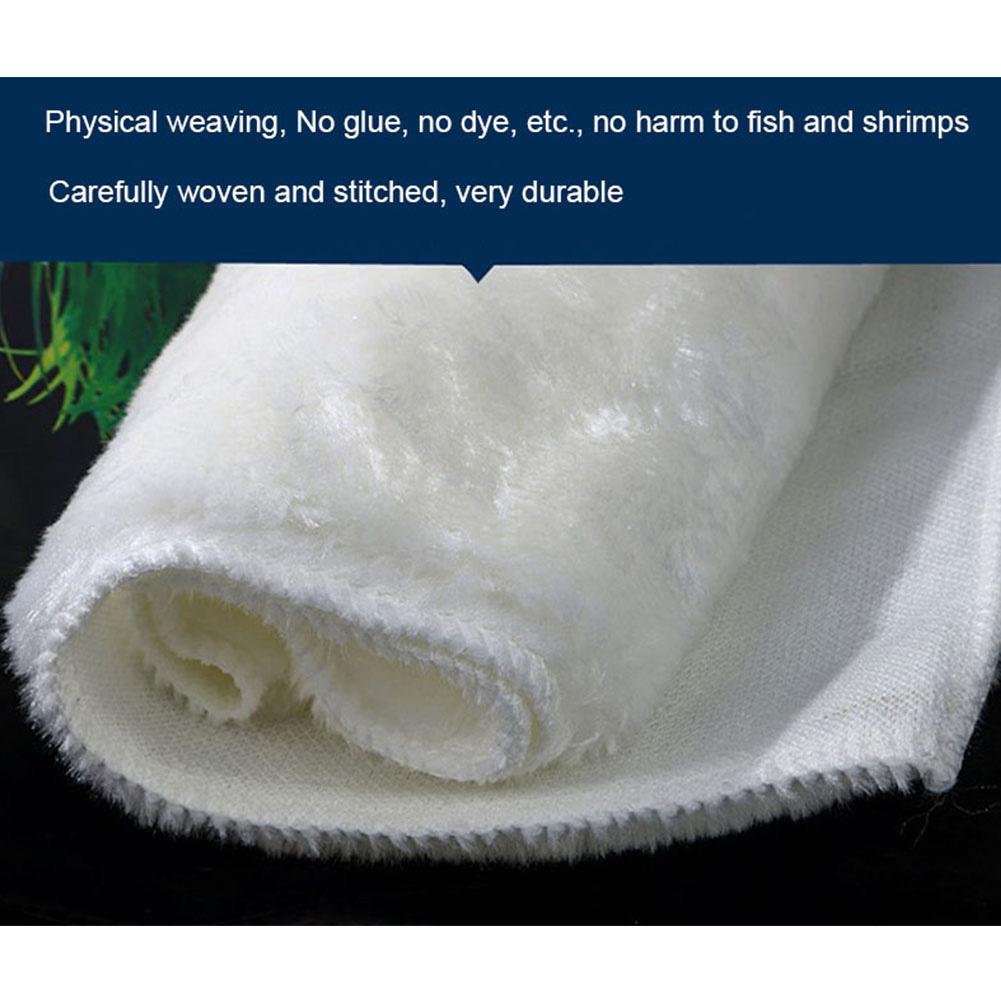 Aquarium Filter Blanket Bag Pad Dry Wet Filtration Clean for Fish Bowl Bottom Filter