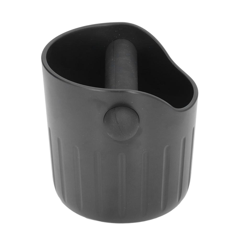 Coffee Grounds Bucket Portable ABS Coffee Knock Box with Skid Resistance Rubber Mat for Home Cafe Bar