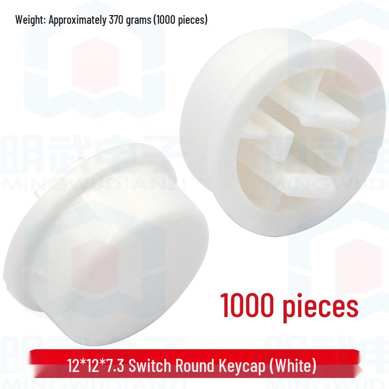 Mingwu Electronics Colorful Round Keycap Switch Caps - B3F Plastic Accessories