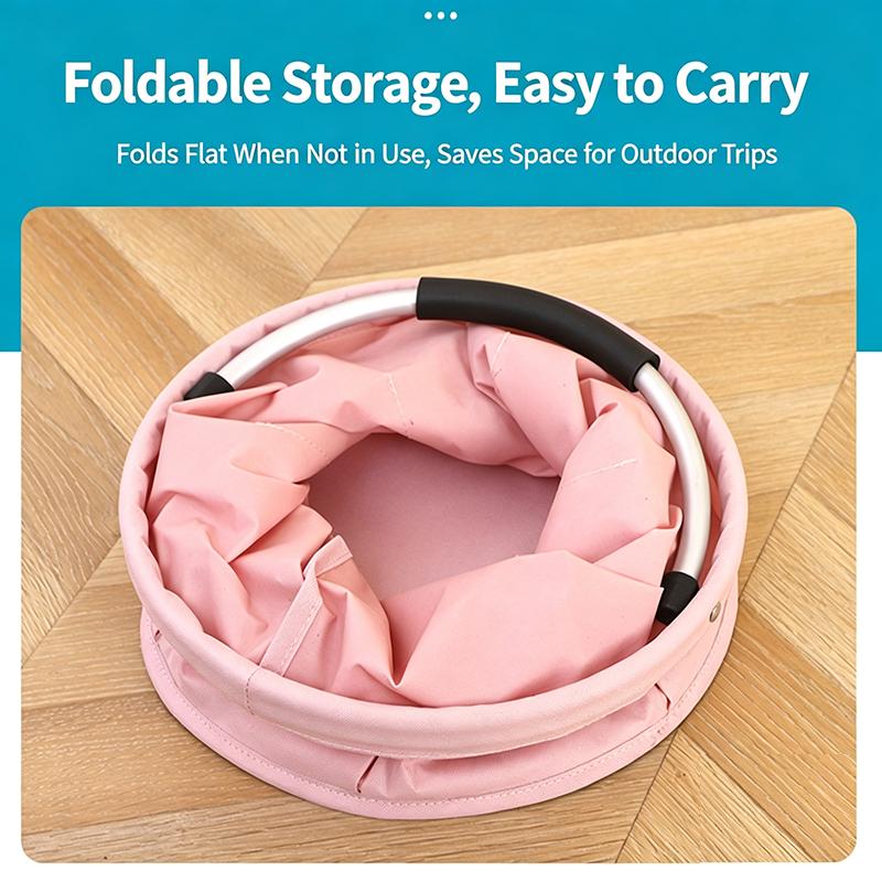 17L Multipurpose Storage Organizer Bag Foldable Picnic Tote for Outdoor Camping Grocery Shopping Home Cleaning Carry