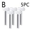 Portable Stainless Steel Toothpaste Squeezer & Hair Dye Dispenser Cleanser Squeezer, Bathroom Accessories, Half-Circle  Wringer