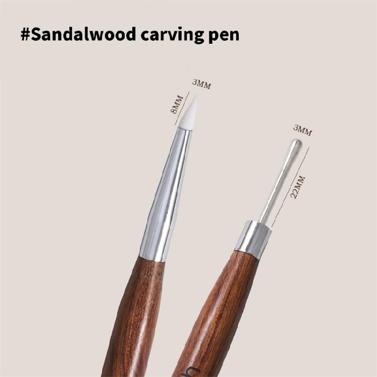 Multifunctional Nail Art Pen Double Headed Designs Rhinestones Picking Tool Manicure for Gel Polish and Small Detail
