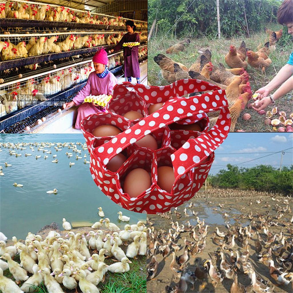 Leinen Eierkorb zum Sammeln frischer Eier für Eierkartons, Hühner- und Gänseeier, ideal als Osterkorb oder Sammler brauner Eier